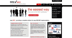 Desktop Screenshot of easy9001.com